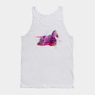 American Cocker Spaniel  in watercolor Tank Top